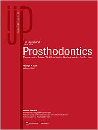 The International Journal of Prosthodontics, 3/2018