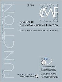 Journal of Craniomandibular Function, 3/2016