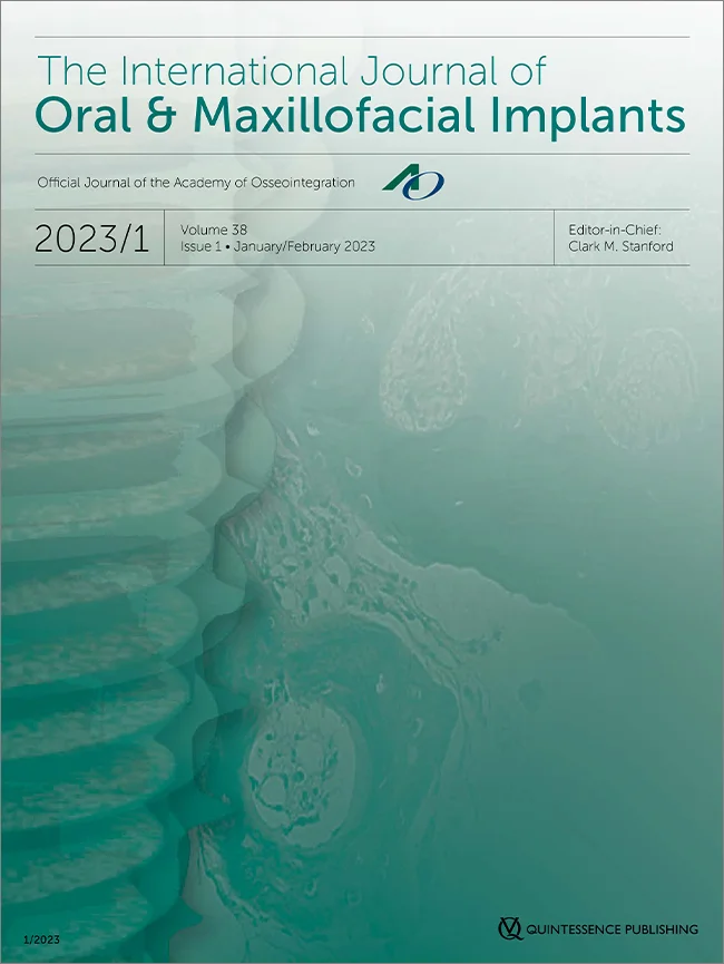 The International Journal of Oral & Maxillofacial Implants