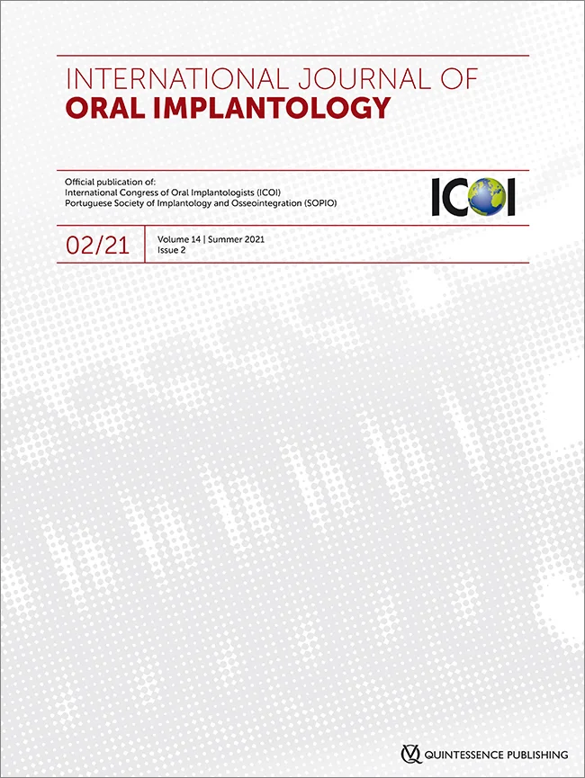 International Journal Of Oral Implantology Quintessenz Verlags Gmbh