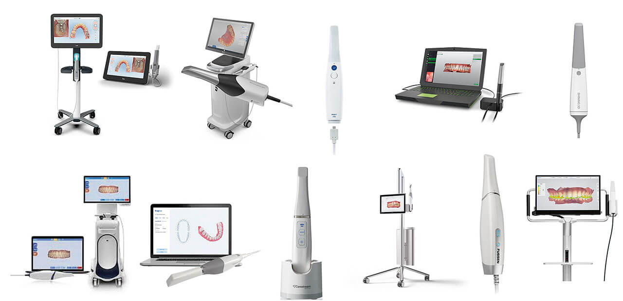 Abb. 1 Moderne Intraoralscanner.